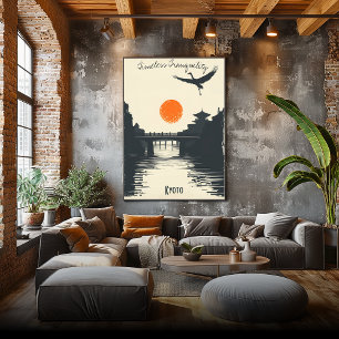 Kyoto Serenity - Tempelreflecties Poster