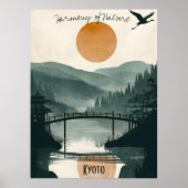 Kyoto Serenity - Zen Garden Reflections Poster (Voorkant)