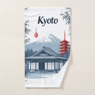 Kyoto : Temple japonais, Pagode et Montagne