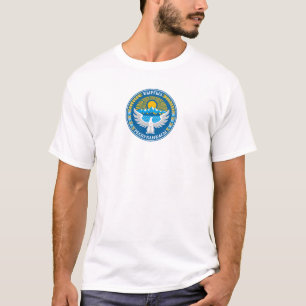 Kyrgyzstan land wapen wapenschild embleem vlag t-shirt