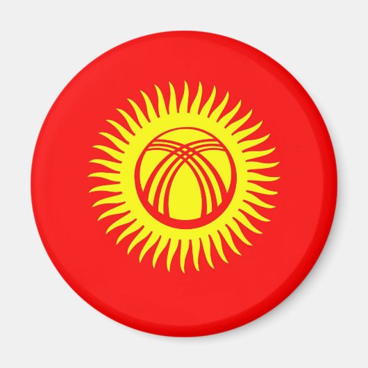 Kyrgyzstan Magneet (Voorkant)