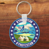 Kyrgyzstan Sleutelhanger (Voorkant)