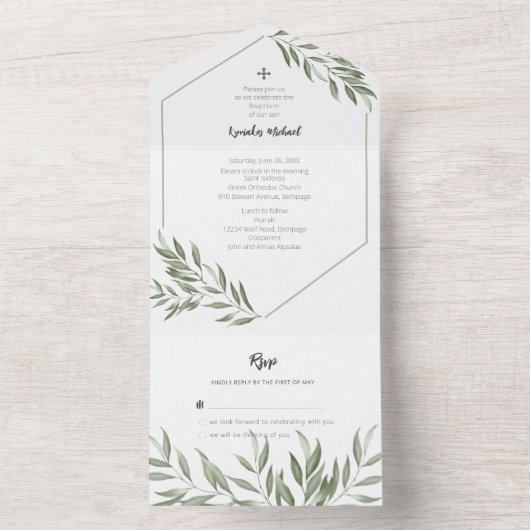 Kyriakos en une seule invitation (À l'intérieur)