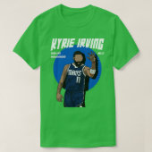 Kyrie Irving Comic Style Art TShirt (Design devant)