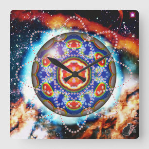 Kyron Orbz Vierkante Klok