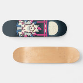 Kyubi Kitsune - Japanse Fox Yokai Skateboard (Horizontaal)