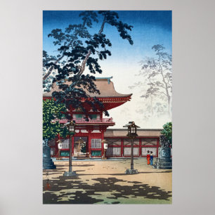 Kyushu Hakozaki Hachimangu Shrine door Tsuchiya Ko Poster