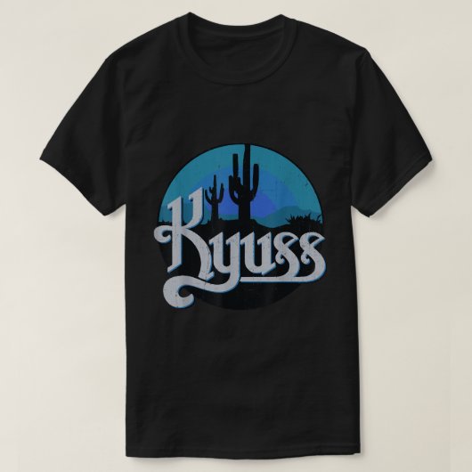  Kyusses 1987 Retro Rock 80s T-shirt (Design voorkant)