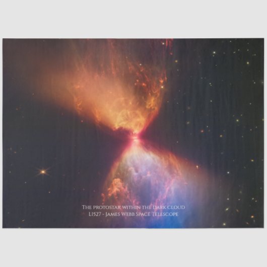 L1527 en Protostar - James Webb Space Telescope Tissuepapier (Voorkant)