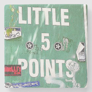 L5P. Little 5 points, Atlanta, Georgia, Onderzette Stenen Onderzetter