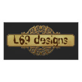 L69 DESIGN GOUDEN BANNER PERFECT POSTER (Voorkant)