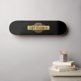 L69 DESIGN GOUDEN BANNER SKATEBOARD