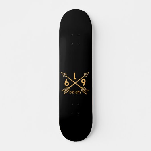 L69 DESIGN PIJLEN SKATEBOARD (Voorkant)