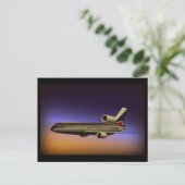 L-1011 Tristar Dusk Briefkaart (Staand voorkant)