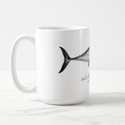 L 15 oz False Albacore Grote Koffie Mok (Links)