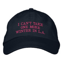 L.A. Casquette de baseball d'hiver