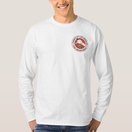 L.A. County Fire Department Long Sleeve T-shirt (Voorkant)