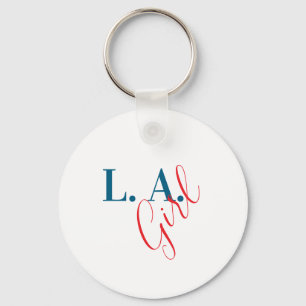 L. A. Girl Los Angeles Moderne Minimalistische Een Sleutelhanger