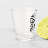 L.A. glas voor het schot van ringen (Links)