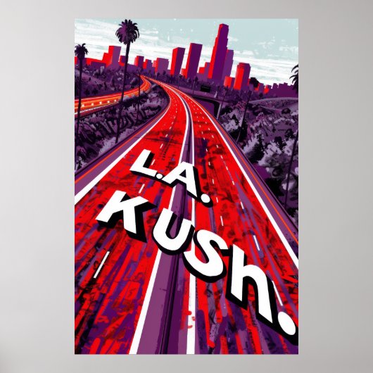 L.A. Kush Highway Sign Poster (Voorkant)