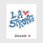 L.A. Strong, Californië Wildfire ondersteuning Sticker (Vel)