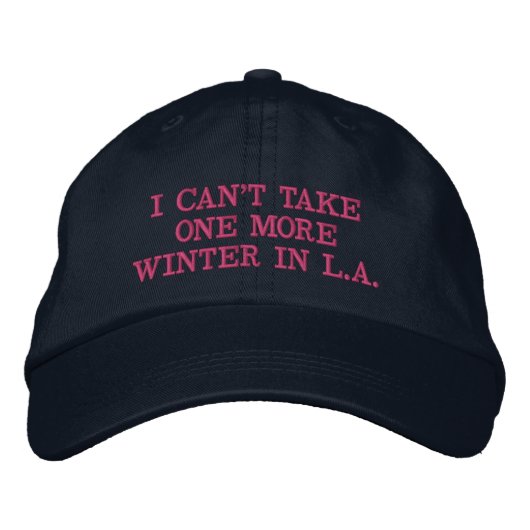 L.A. Winter Baseball Pet (Voorkant)