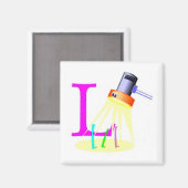 L - Aimant Alphabet (Recto/Verso)