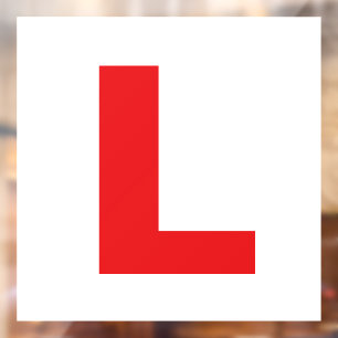 L Bord volledig magnetisch Exterieur Auto Nieuwe L Raamsticker