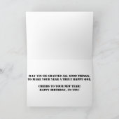 "L.C. Smith & Bros. Typwriter" Birthday Card Kaart (Binnen)