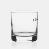 L’Chaim – Jiddisch ontwerp Whisky Glas (Rechts)