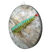 L Cooper Goo Eyes Antiek Vist Lure Dartbord (Voorkant Rechts)