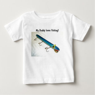 L Cooper Goo-Goo Eyes Eel Vintage Lure Baby TShirt