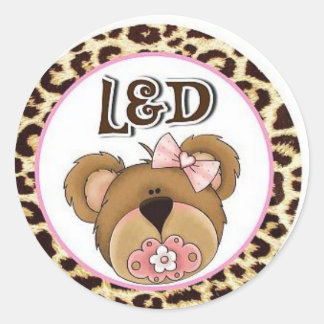 l & d verpleegkundige - arbeid en verstrekking ronde sticker
