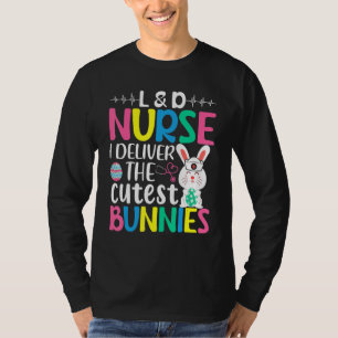 L&D Verpleegster Ik lever de leukste konijntjes Pa T-shirt