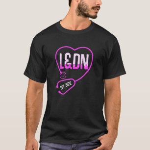 L&DN 2022 Medische RN Verpleegkunde Arbeid en Leve T-shirt