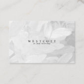 L E A V E D grijs Visitekaartje (Voorkant)