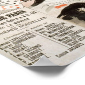 L Echo De Paris Courte Bonne  Advert Poster (Hoek)