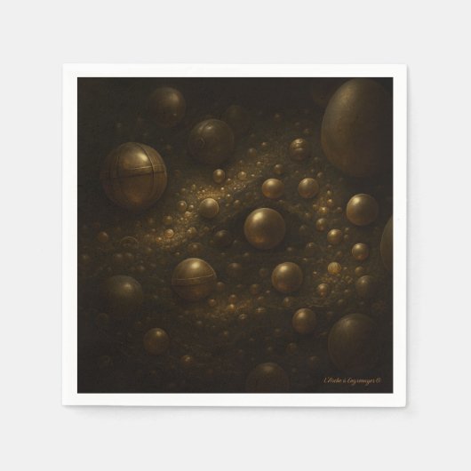 L’Écumène des Sphères - Serviette en papier (Devant)