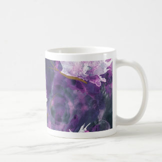 L est pour la tasse lilas d'art d'alphabet