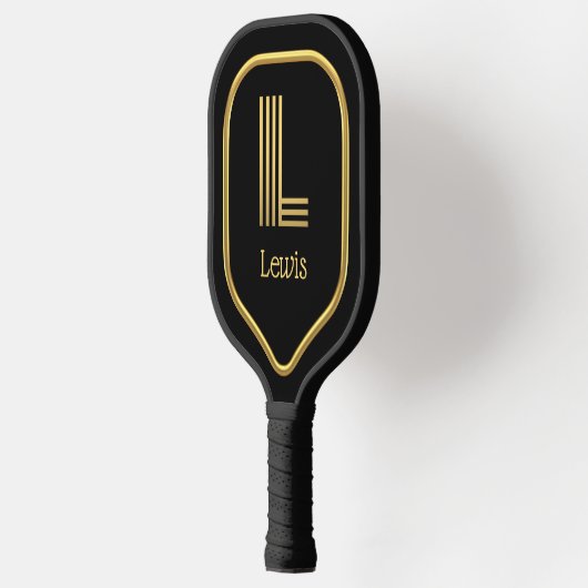 L Gold Initiaal Pickleball Paddle (Links)