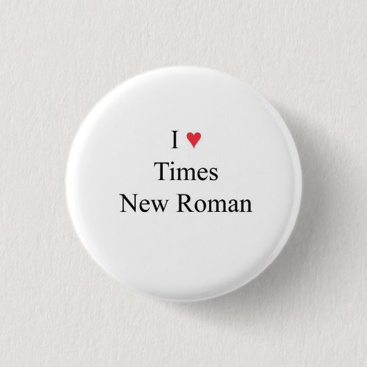 l hart Times New Roman Ronde Button 3,2 Cm (Voorkant)
