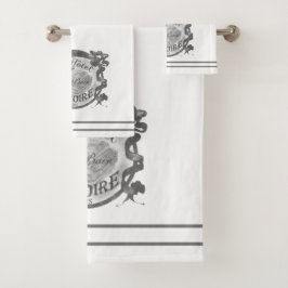 L’ Hotel Victoire Le Bain Bathroom Towel Set Bad Handdoek