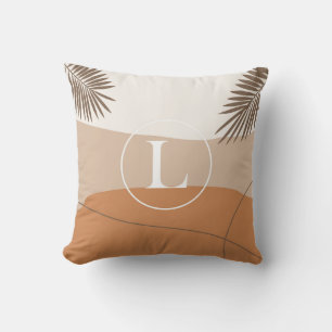 L - Initiële monogram letter L Abstract ontwerp in Kussen