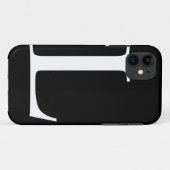 L iPhone 5 initial à peine là Coque (Dos (Horizontal))