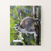 L is voor lemur legpuzzel (Verticaal)