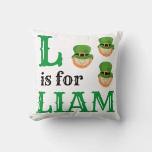 L is voor Liam baby Kussen