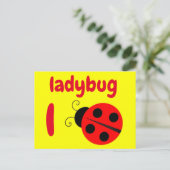 l - ladybug - flash - kaart (Staand voorkant)