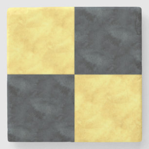 L Lima Waterverf Nautical Signal Maritime Vlag Stenen Onderzetter