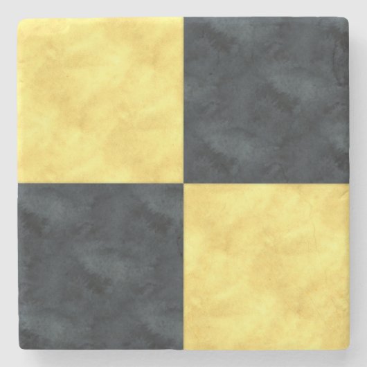 L Lima Waterverf Nautical Signal Maritime Vlag Stenen Onderzetter (Voorkant)