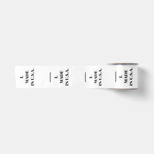 L Maat Geweven Label – Made in USA Kledinglabel Lint